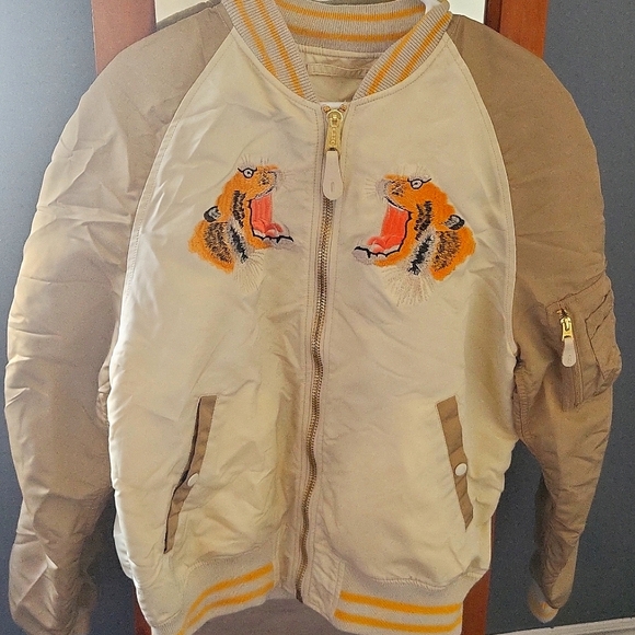 Mens rare original alpha industries jacket , size large, like new, only 2 times. - Picture 1 of 5